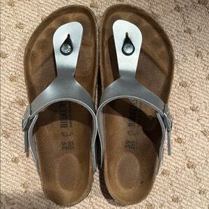 Birkenstock Silver Sandals
